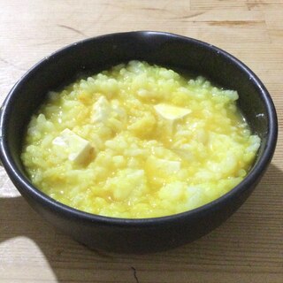 豆腐入りターメリック粥♪